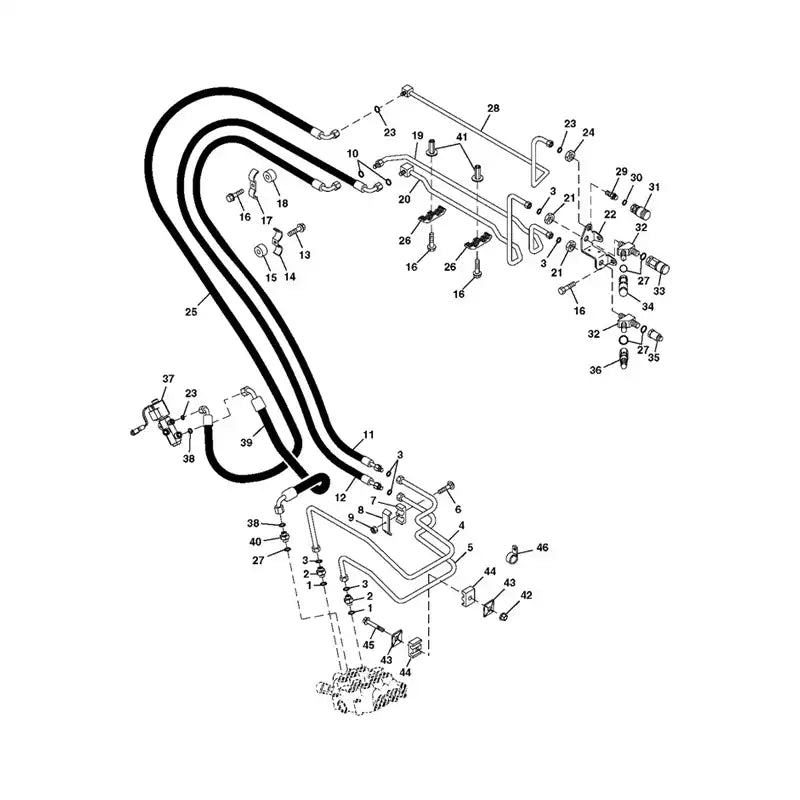 Load image into Gallery viewer, Hydraulic Quick Coupler Socket KV14219 for John Deere 260 280 315 317 325 332 240 318D 320D 323D 326D 328D 329D 332D 333D CT322 from MyMROmarts