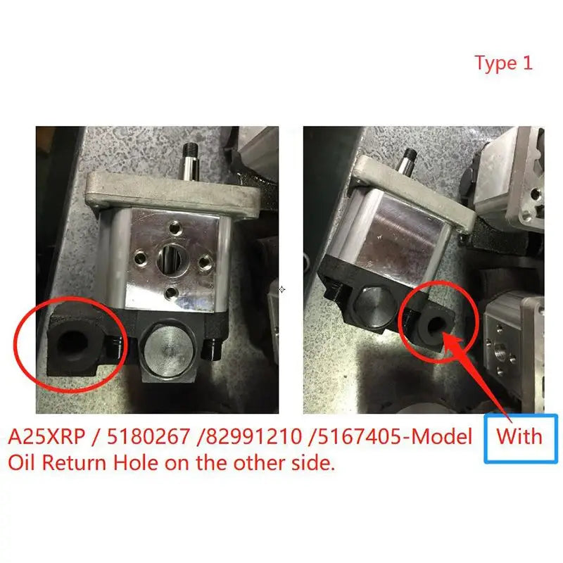 Cargue la imagen en el visor de la galería, Hydraulic Steering Pump 5180267 for New Holland Tractor TL100 4835 TL70 5635 6635 L65 7635 TL90 TL80 - Hydraulic Parts > Gear Pump from My Store