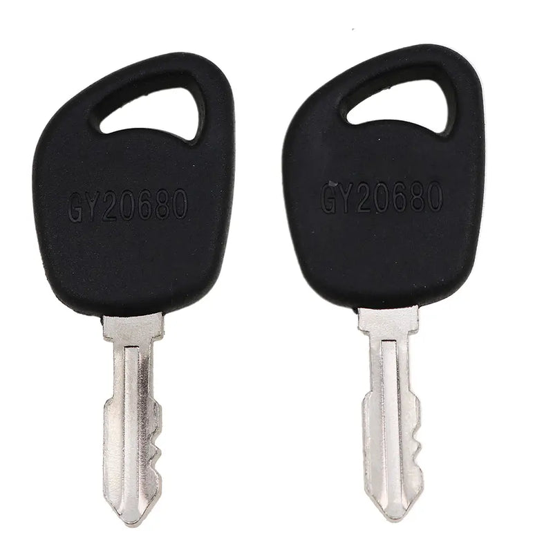 Load image into Gallery viewer, 2 Pcs Ignition Key GY20680 LVA17264 for John Deere Tractor S240 X380 X300 L130 D130 D110 D105 D110 D120 LA100 LA105 LT150 LT155 from MyMROmarts