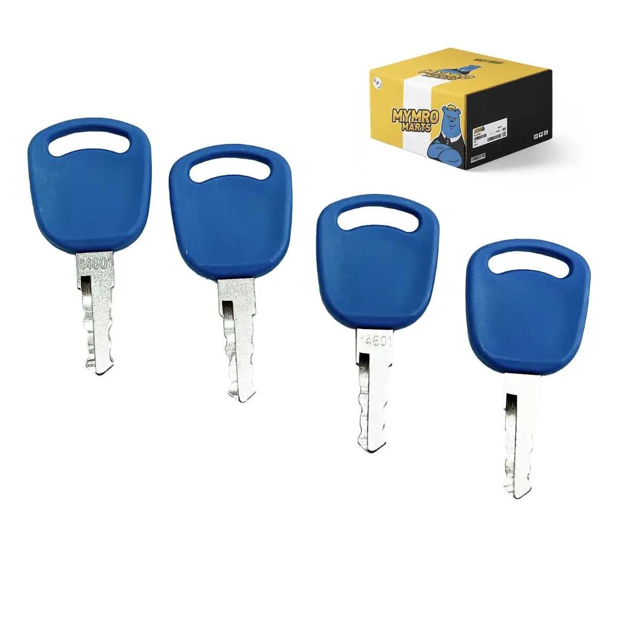 4PCS Ignition Keys 14601 82030143 For New Holland Tractor TL80A TL90A TL100A T1804 T2104 T2304 T5040 T5050 T5060