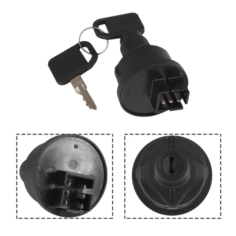 Load image into Gallery viewer, Ignition Rotary Switch with Keys AUC15805 TCA26088 TCA24615 UC10104 AUC13979 For John Deere 636M 648M 652M 652R Quik-Trak Mowers Z915 Z920 Z930 Z950 Z960 Z970 Ztrak Mowers 2020A 2030A - Electrical Parts > Switch > Ignition Switch from MyMROmarts