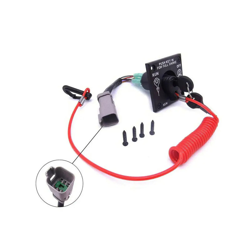 Load image into Gallery viewer, Ignition Safety Cut Off Key Switch 0176408 for BRP Evinrude Johnson from MyMROmarts