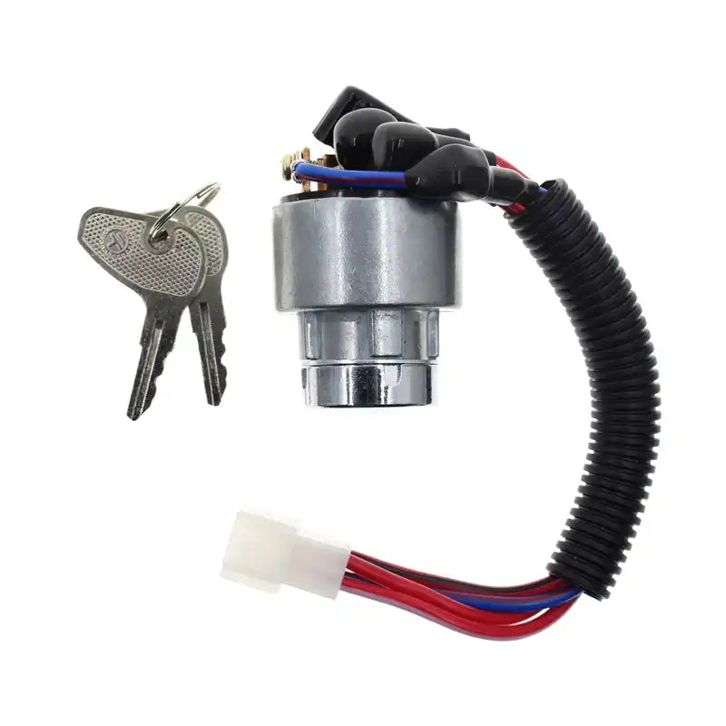 Lataa kuva gallerian katseluohjelmaan Ignition Switch with Two Keys TC020-31822 for Kubota L2600F L3000F L3400F L4300F L4600F MX5100F MX4700F L2501 L2501H from MyMROmarts