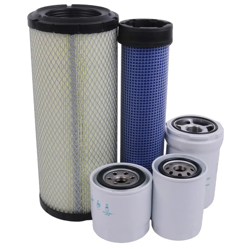 Load image into Gallery viewer, Maintenance Filter Kit HH1C0-32430 HHTA0-59900 HH166-43560 59800-26110 3A111-19130 For Kubota SVL75 SVL75-2 HST Loaders - Engine Maintenance Parts > Filter Kits from MyMROmarts