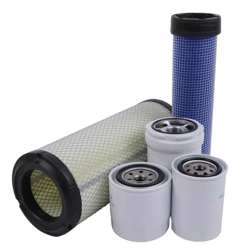Load image into Gallery viewer, Maintenance Filter Kit HH1C0-32430 HHTA0-59900 HH166-43560 59800-26110 3A111-19130 For Kubota SVL75 SVL75-2 HST Loaders - Engine Maintenance Parts > Filter Kits from MyMROmarts