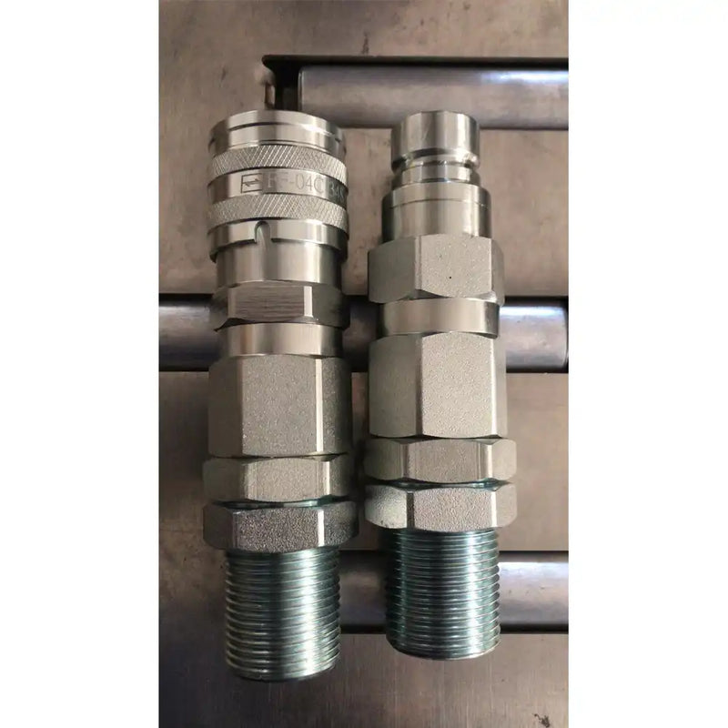 Laden Sie das Bild in Galerie -Viewer, Male Female Flat Face Coupler Kit AT312876 KV11305 for John Deere from MyMROmarts