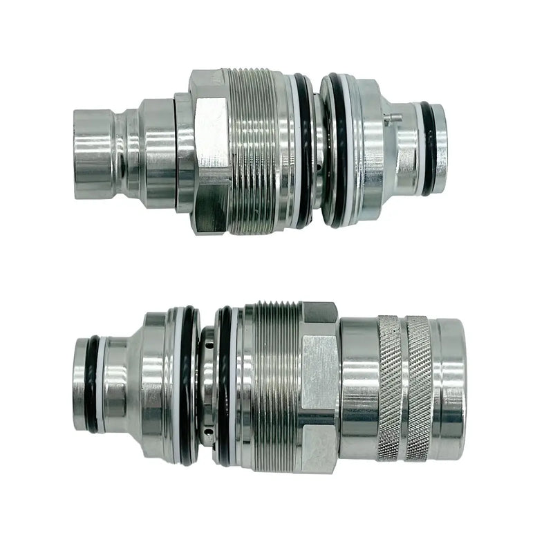 Chargez l'image dans la visionneuse de la galerie, Male Female Flat Face Coupler Kit V0511-77140 V0511-77150 for Kubota Loader SVL75 SVL90C SVL90-2 SVL90 SVL75C SVL75-2 from MyMROmarts