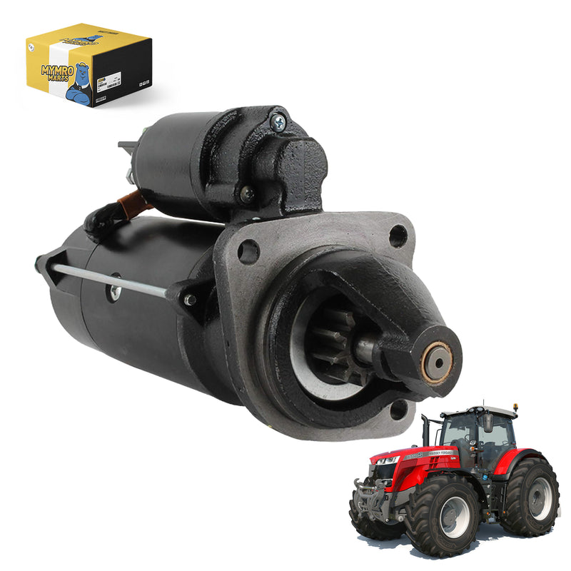 Cargue la imagen en el visor de la galería, Starter Motor 3823621M96 for Massey Ferguson MF-6270 MF-6280 MF-6290 MF-8140 MF-8150 MF-8250 Tractors w/ Perkins 1006.6 Valmet 6-403 6-451 6-513 Diesel Engines - Electrical Parts > Starter Motor from MyMROmarts