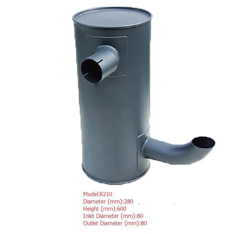 Lataa kuva gallerian katseluohjelmaan Muffler Silencer for Hyundai Excavator R215-7 - Engine Parts > Air Intake and Exhaust System > Muffler from MyMROmarts