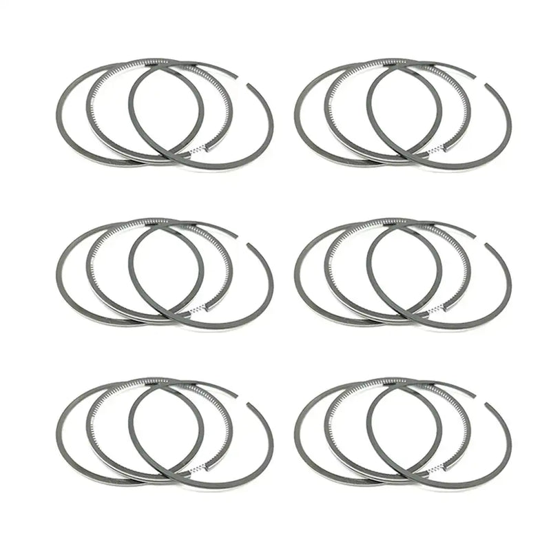 Load image into Gallery viewer, 6 Pcs Piston Rings 20820363 for Volvo D12D LDE3 L150E EC330B EC330C EC360B EC360C EC360CHR - Engine Parts > Crankshafts & Connecting Rod Components > Piston Ring from MyMROmarts