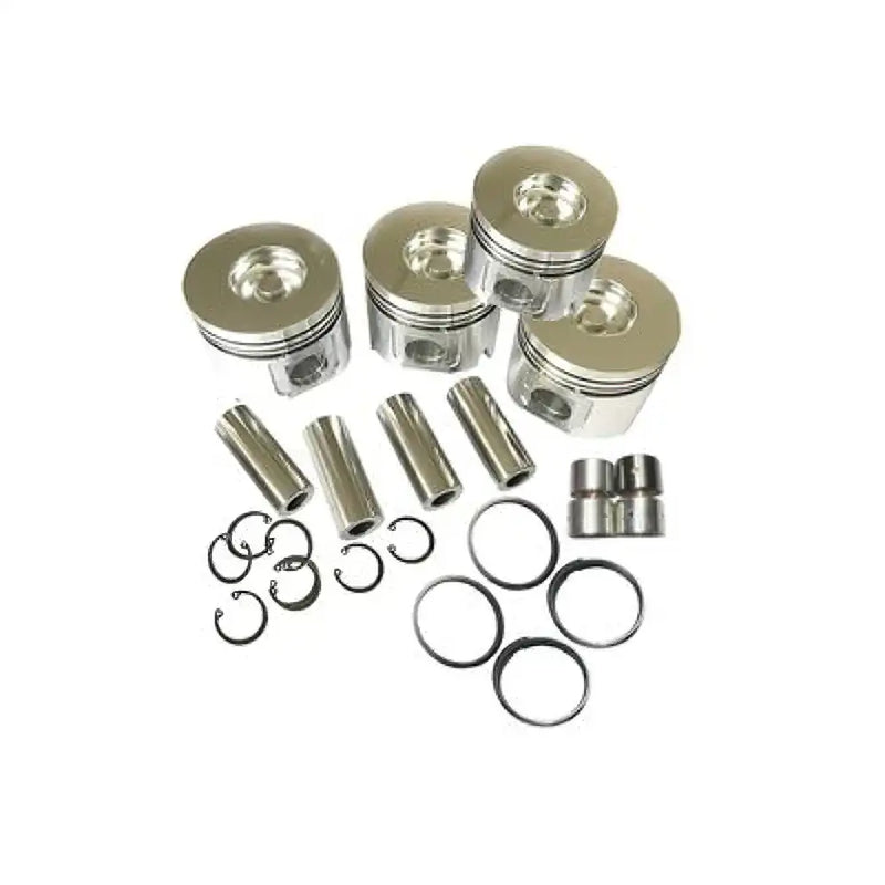 Load image into Gallery viewer, Piston Kit With Ring Set YM129900-22080 YM129901-22050 for Komatsu Wheel Loader WA65-3 WA65PT-3 WA75-3 Yanmar Engine 4TNE94 Komatsu Engine 4D94E - Engine Parts > Crankshafts & Connecting Rod Components > Piston Ring from MyMROmarts