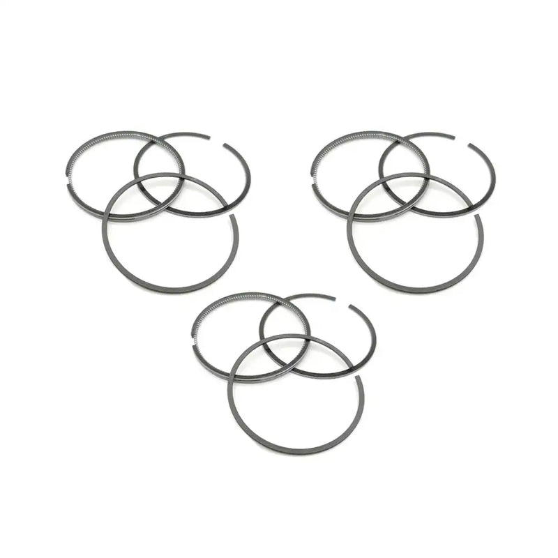 Load image into Gallery viewer, STD Piston Ring 3 Units 1 Set YM129001-22500 for Yanmar Engine 3TNE88 Komatsu Engine 3D88 - Engine Parts > Crankshafts & Connecting Rod Components > Piston Ring from MyMROmarts