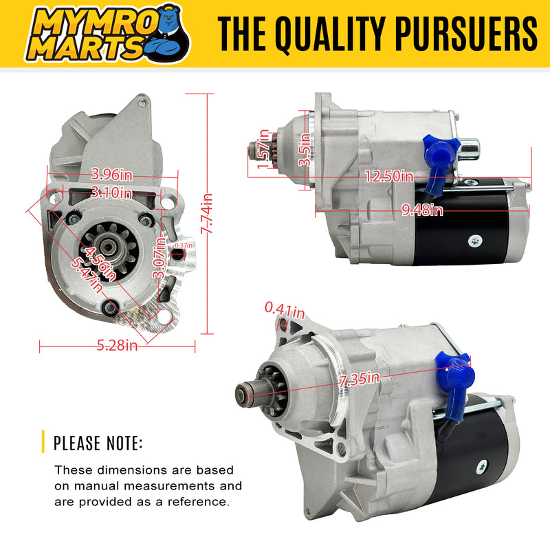 Load image into Gallery viewer, Starter Motor 7026921 for JLG Telehandler TF6-42 G6-42A G6-42P G9-43A G10-43A G10-55A G12-55A from MyMROmarts