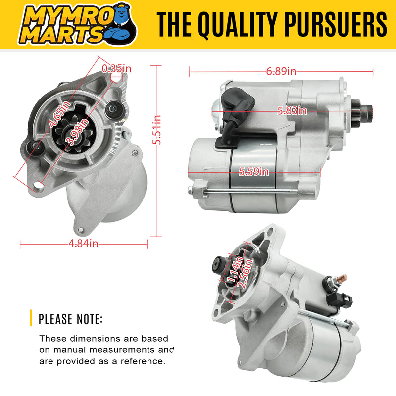 Load image into Gallery viewer, Starter Motor 16611-63013 16611-63012