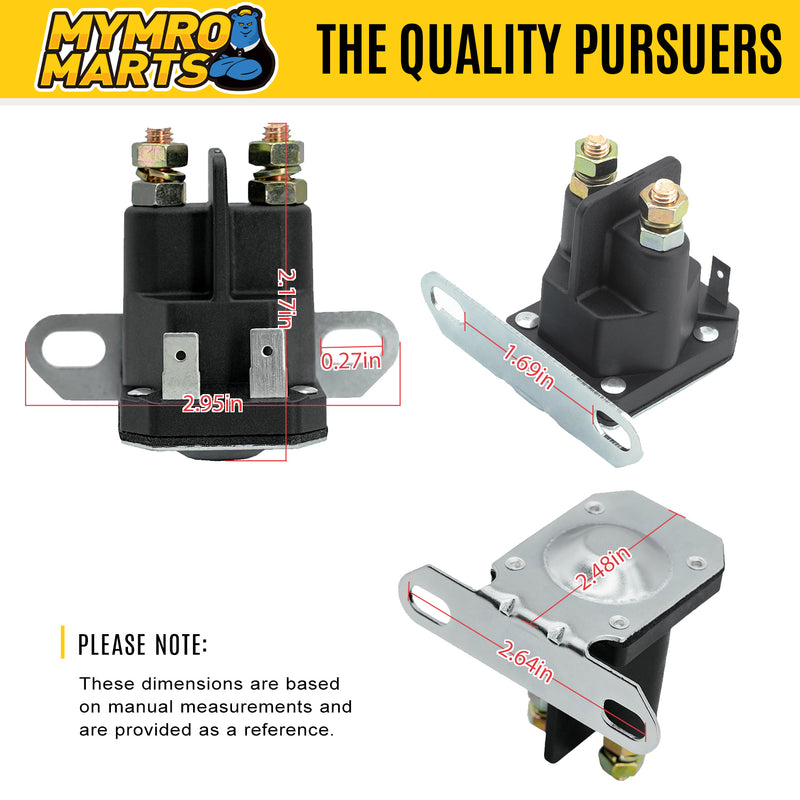 Load image into Gallery viewer, Starter Solenoid for Cub Cadet 725-04439 John Deere AM138068 AM130365 AM133094 AM132990 AM138497 GY00185 MTD 1717048 1726547 Lawn Mowers & Garden Tractors from MyMROmarts