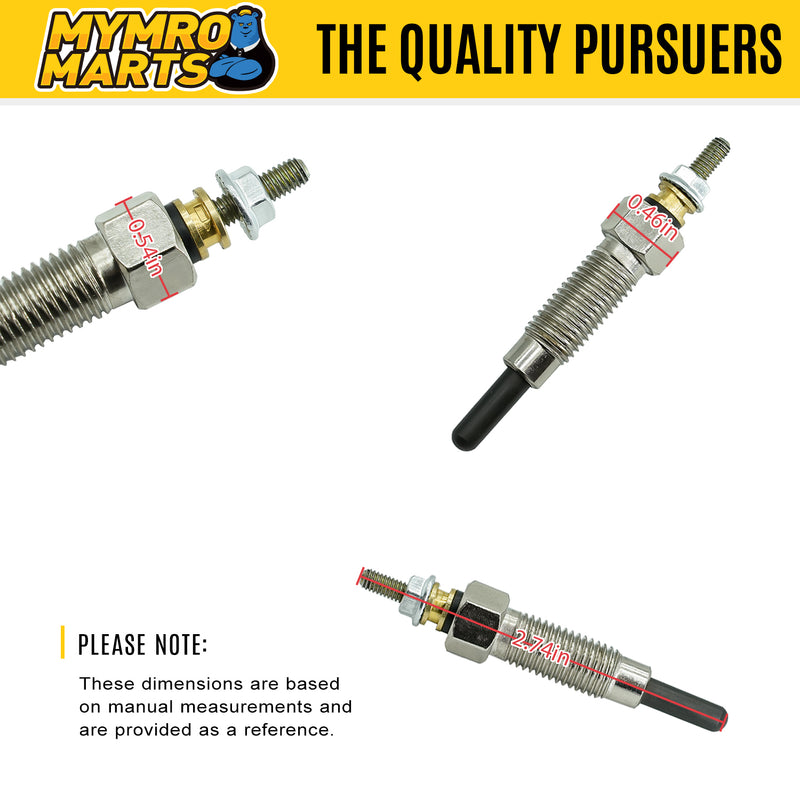 Carica immagine in Galleria Viewer, Glow Plug 15221-65516 for Kubota L345 M4500 L235 L245 M4950 L185 L275 New Holland L454 L455 Bobcat 643 743 1600 from MyMROmarts