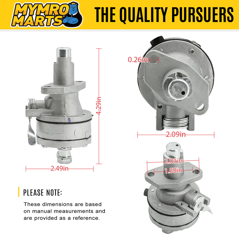 Load image into Gallery viewer, Fuel Lift Pump 130506140 for Perkins 403D-15 404D-22 404D-22T 403C-15 Engine JCB Mini Digger 801 803 - Engine Parts > Fuel System > Fuel Pump from My Store