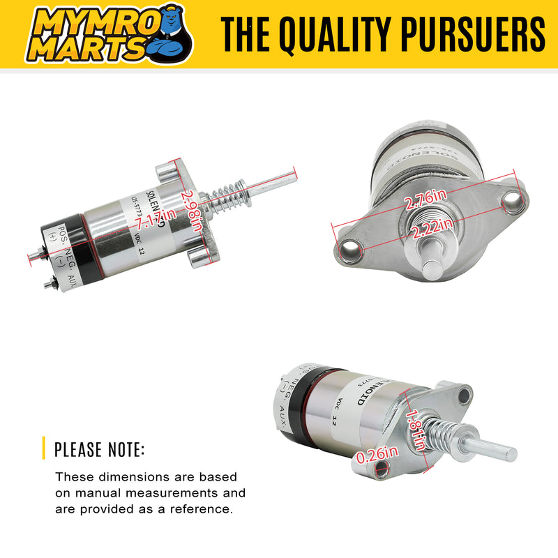Load image into Gallery viewer, 12V Stop Solenoid 125-5773 For Caterpillar 3204 3304 3304B Engine from MyMROmarts