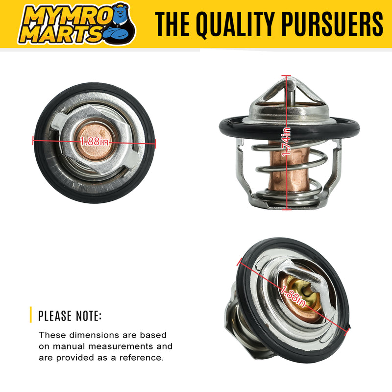 Load image into Gallery viewer, Engine Thermostat 6653948 for Bobcat 225 231 325 328 331 334 428 753 763 773 7753 S150 T190 Hyundai HSL650 Skid Steer Loaders Kubota D1703 Engine from MyMROmarts