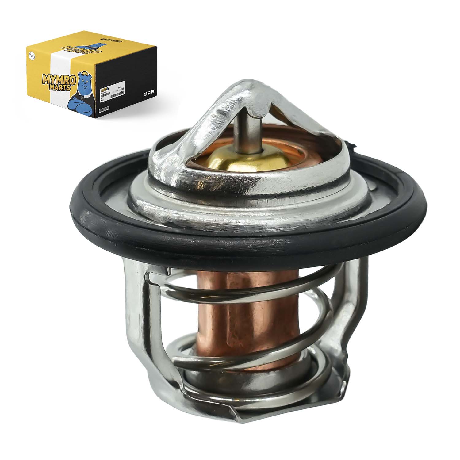 Engine Thermostat 6653948 for Bobcat 225 231 325 328 331 334 428 753 763 773 7753 S150 T190 Hyundai HSL650 Skid Steer Loaders Kubota D1703 Engine