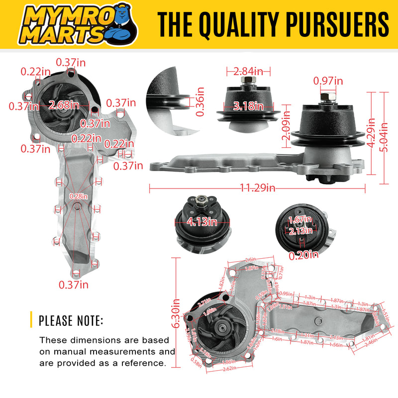 Load image into Gallery viewer, Engine Water Pump E5900-73032 E5900-73412 E590073032 E590073412