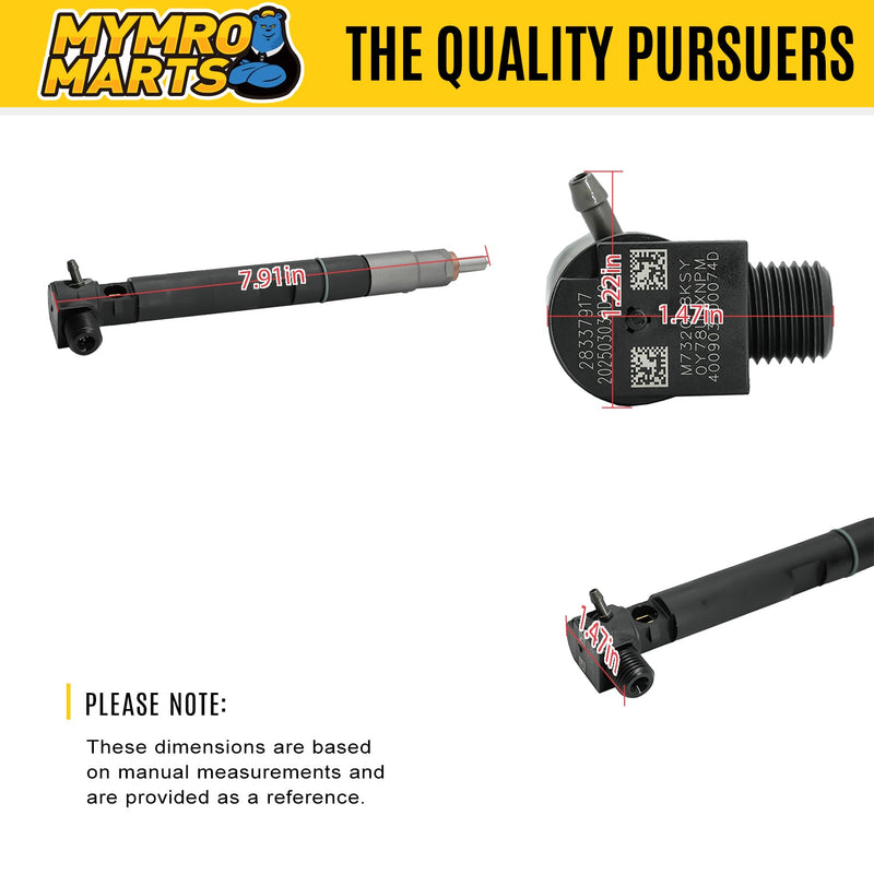 Load image into Gallery viewer, Fuel Injector 751-6848 28337917 40090300074D for Bobcat T450 T550 T590 T595 T630 T650 Compact Track Loaders S450 S510 S550 S570 S590 S595 S630 S650 Skid Steer Loaders E32 E35 E42 E45 Excavators Doosan D18 D24 Diesel Engines - Engine Parts > Fuel System > Fuel Injector from MyMROmarts