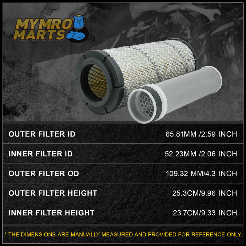 Load image into Gallery viewer, Air Filter Set WA10854 WA10890 for Yanmar VIO50-6A Excavator - Engine Maintenance Parts > Air Filter from MyMROmarts