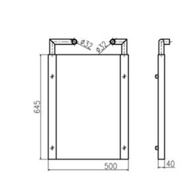 Load image into Gallery viewer, Oil Cooler for Hitachi Excavator EX55 - Engine Parts > Cooling System > Oil Cooler from MyMROmarts