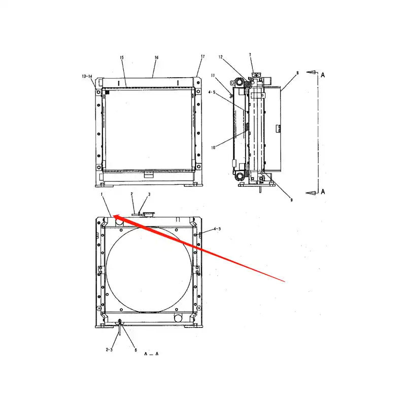 Load image into Gallery viewer, Oil Cooler 1189949 for Caterpillar CAT E312B Excavator from MyMROmarts