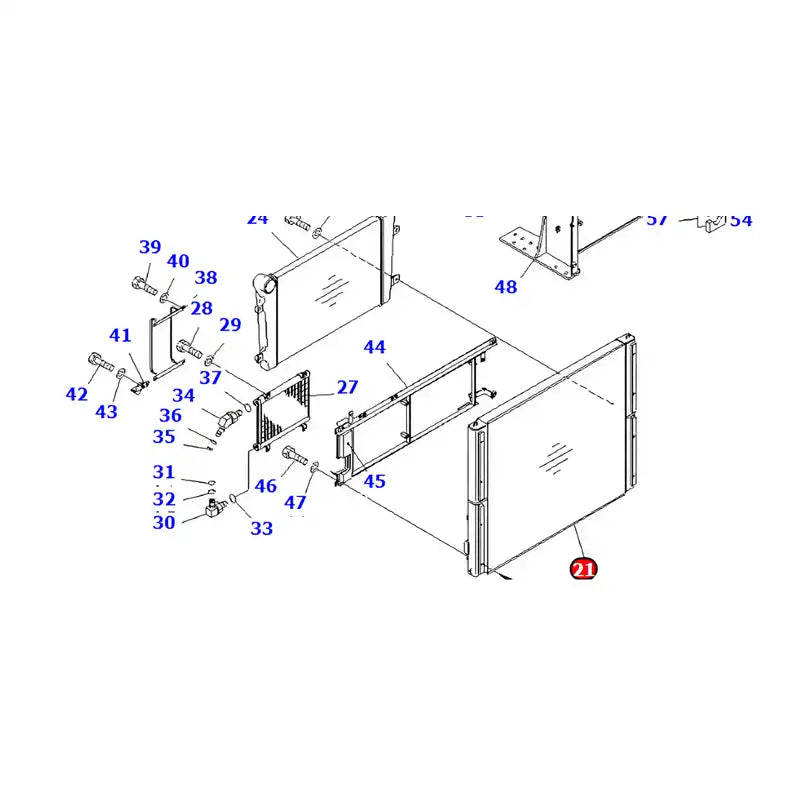 Load image into Gallery viewer, Oil Cooler 12726415 for Volvo Excavator G700B from MyMROmarts
