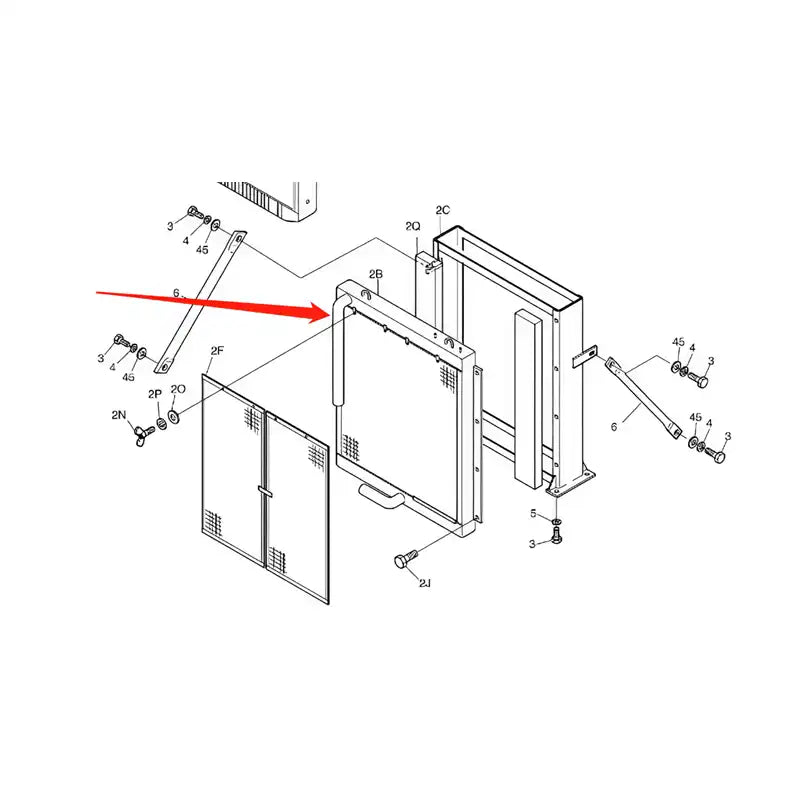 Load image into Gallery viewer, Oil Cooler 13B82000 for Doosan Excavator S210W-V S170W-V S180W-V S225NLC-V from MyMROmarts