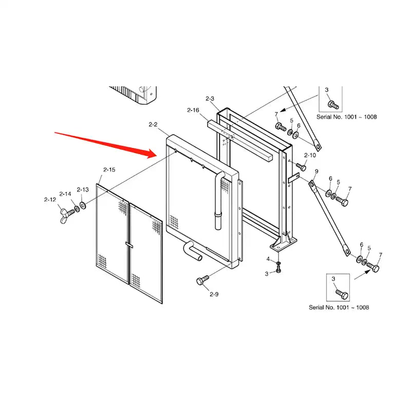 Load image into Gallery viewer, Oil Cooler 13C92000 for Doosan Excavator S330LC-V S400LC-V from MyMROmarts