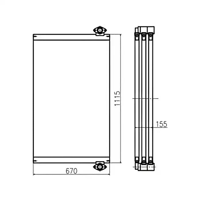 Load image into Gallery viewer, Oil Cooler 13F12000A for Doosan Excavator S300LL S300LC-V from MyMROmarts