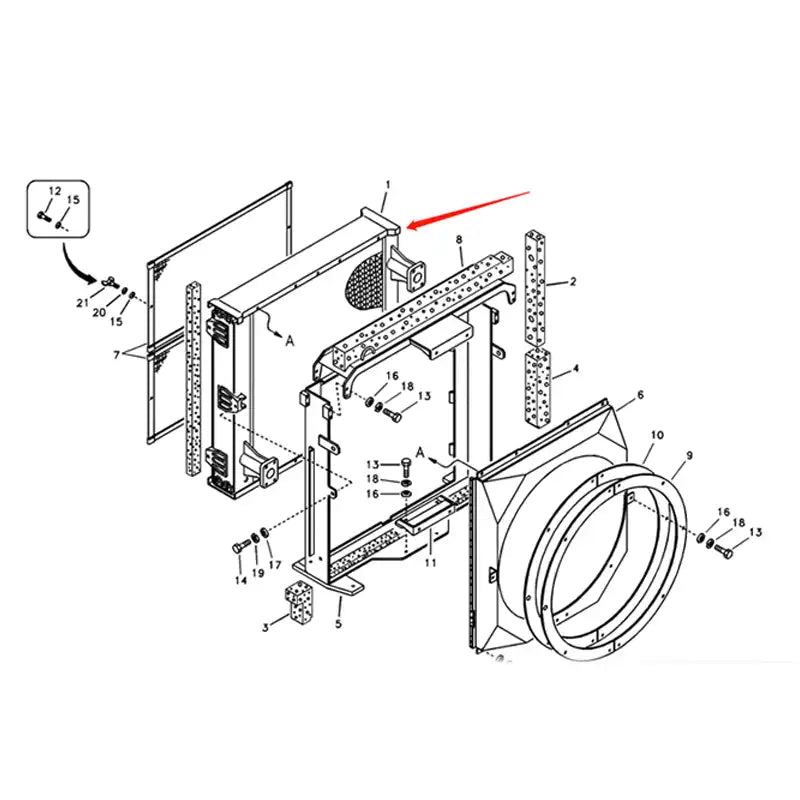 Carica immagine in Galleria Viewer, Oil Cooler 14515077 for Volvo EC330 EC330B Hydraulic Excavator from MyMROmarts