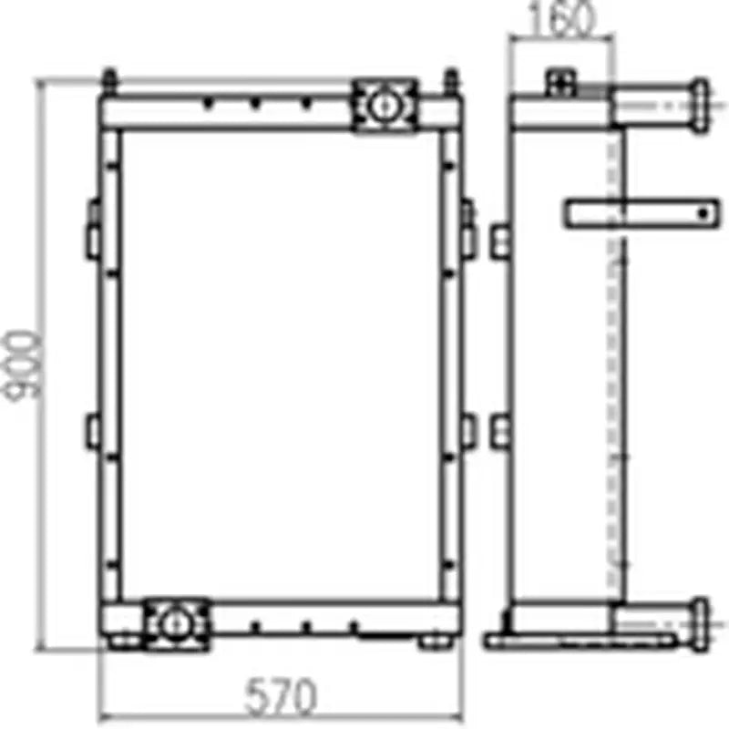 Load image into Gallery viewer, Oil Cooler 14619768 for Volvo Excavator EC360B EC330B EC330C EC360C from MyMROmarts