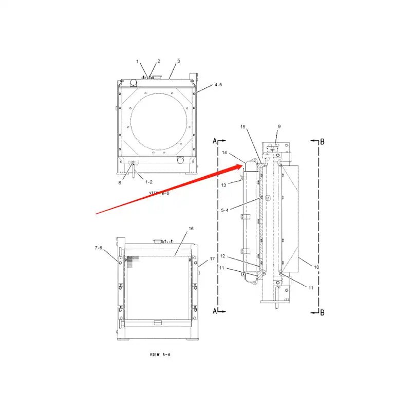 Load image into Gallery viewer, Oil Cooler 190-5789 for Mitusbishi Engine 4M40 Caterpillar Excavator CAT 307C from MyMROmarts