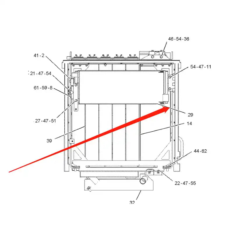 Load image into Gallery viewer, Oil Cooler 2021328 for Caterpillar CAT 962GII 938GII 950GII Wheel Loader from MyMROmarts