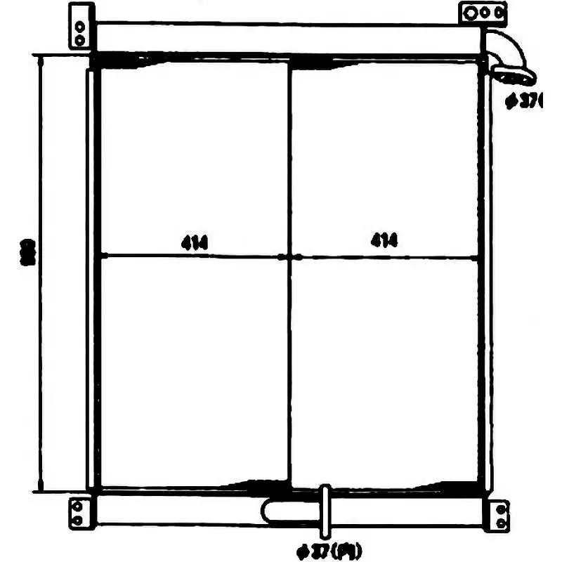 Load image into Gallery viewer, Oil Cooler 207-03-51121 for Komatsu PC310LC-5 PC310-5 PC300LC-5 PC300-5 PC300 Excavator from MyMROmarts