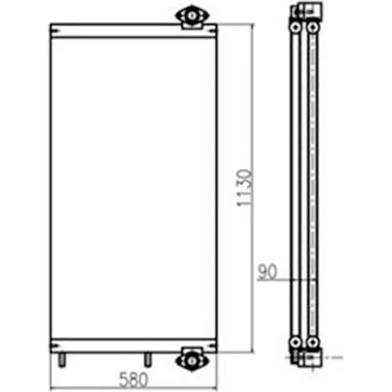 Load image into Gallery viewer, Oil Cooler 208-03-71131 for Komatsu PC450-7 PC400-7 PC350-8 PC300-8 Excavator from MyMROmarts