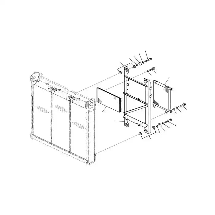 Load image into Gallery viewer, Oil Cooler 21M-03-21131 for Komatsu PC600LC-8E0 PC700LC-8E0 PC600-8R PC600-8 PC650LOC-8E0 from MyMROmarts