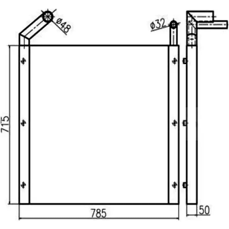 Load image into Gallery viewer, Oil Cooler 2452U413S7 for Kobelco Excavator SK100-1 from MyMROmarts