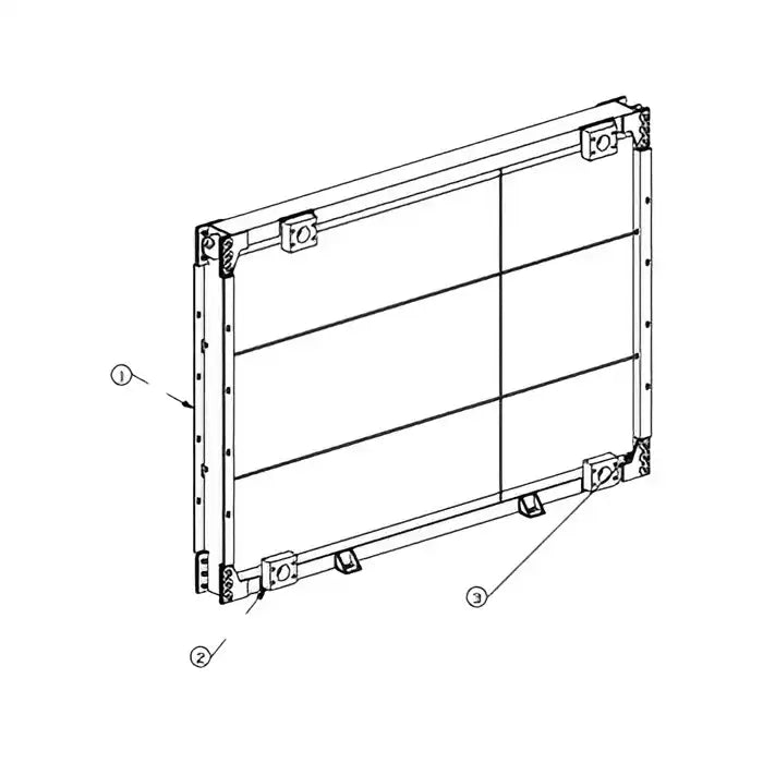 Load image into Gallery viewer, Oil Cooler 2452U660S22 for Kobelco SK300-2 SK300 Excavator from MyMROmarts