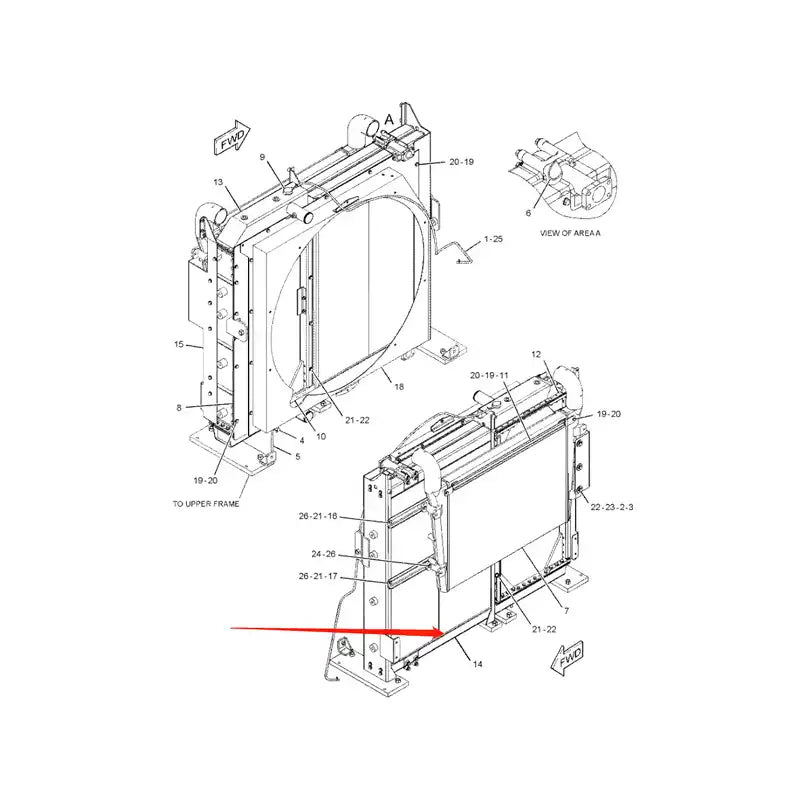 Load image into Gallery viewer, Oil Cooler 2459335 3755673 for Caterpillar CAT Excavator E365C E374D from MyMROmarts