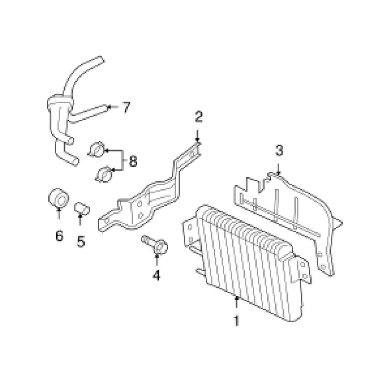 Load image into Gallery viewer, Oil Cooler Transmission Gear Box Radiator 2920A128 for Mitsubishi Engine 6B31 3.0L-V6 Outlander CW6W from MyMROmarts