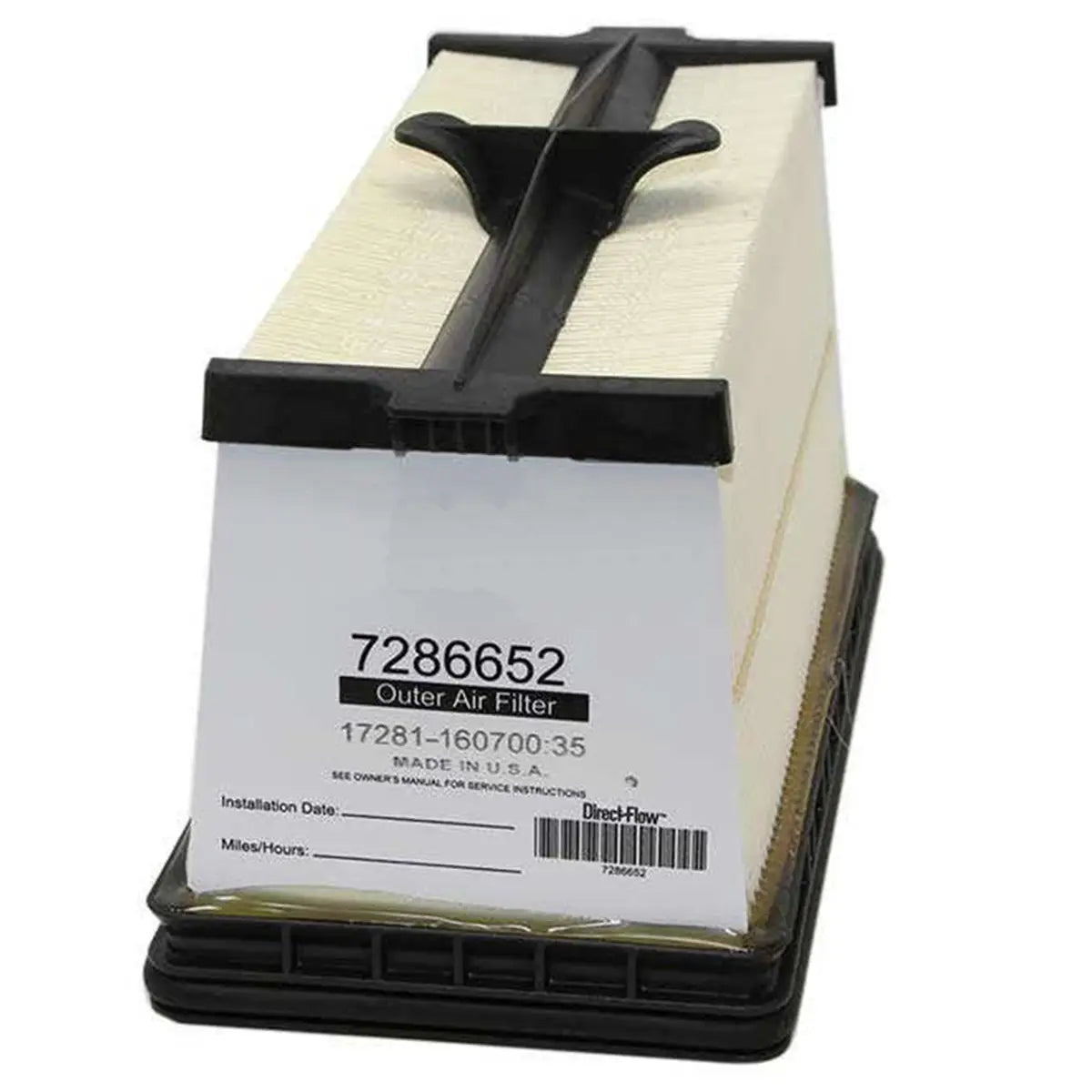 Outer Air Filter 7286652 for Bobcat Loaders T740 T770 T870 A770 S740 S750 S850 Telehandlers TL619 TL723 V519 V723