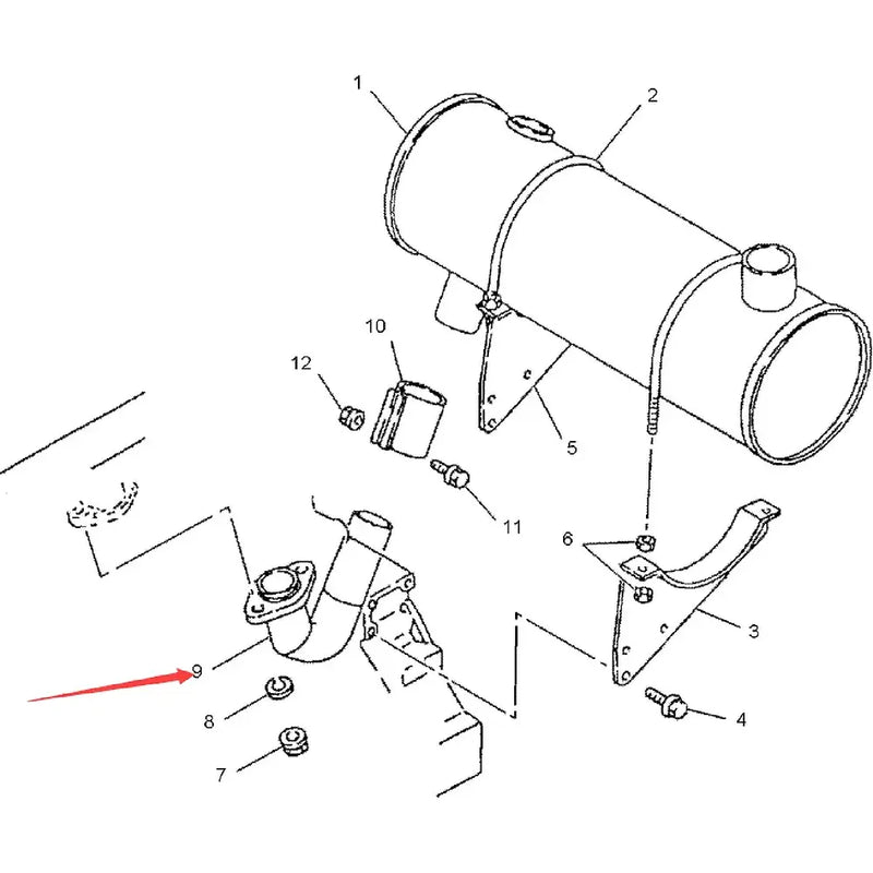 Carica immagine in Galleria Viewer, Pipe 190-5784 1905784 for Caterpillar CAT Excavator 305.5 306 307C 307C SB 307D 308C CR Engine 4M40 from MyMROmarts