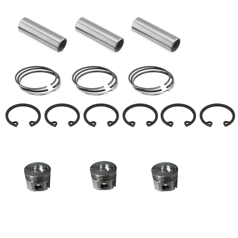 Load image into Gallery viewer, Piston Kit with Piston Ring For Komatsu PC30 Engine 3D84-1 - Engine Parts > Crankshafts & Connecting Rod Components > Piston from MyMROmarts