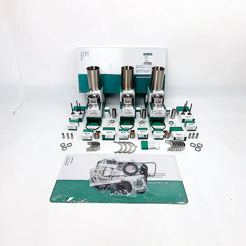 Chargez l'image dans la visionneuse de la galerie, Piston Kit With Ring YM129004-22080 YM129004-22500 for Yanmar 3TNV84 Komatsu 3D84 - Engine Maintenance Parts > Overhaul Rebuild Kits from MyMROmarts