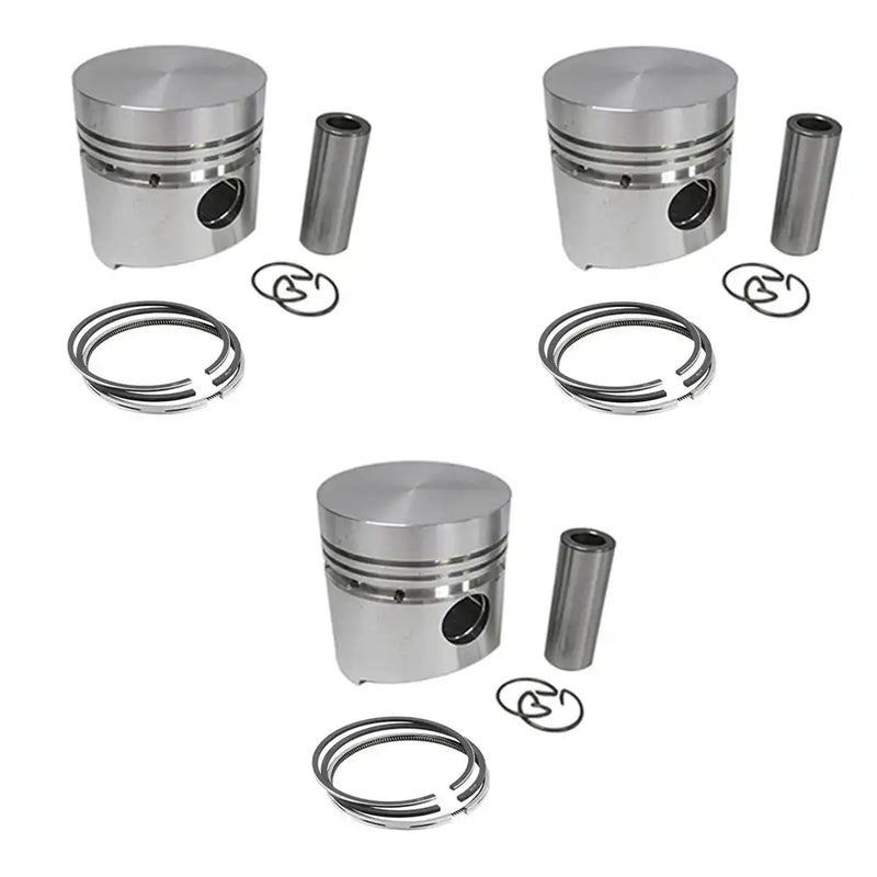 Load image into Gallery viewer, Piston Piston Ring Set STD 68mm for Kubota D750 Engine - Engine Parts > Crankshafts & Connecting Rod Components > Piston from MyMROmarts