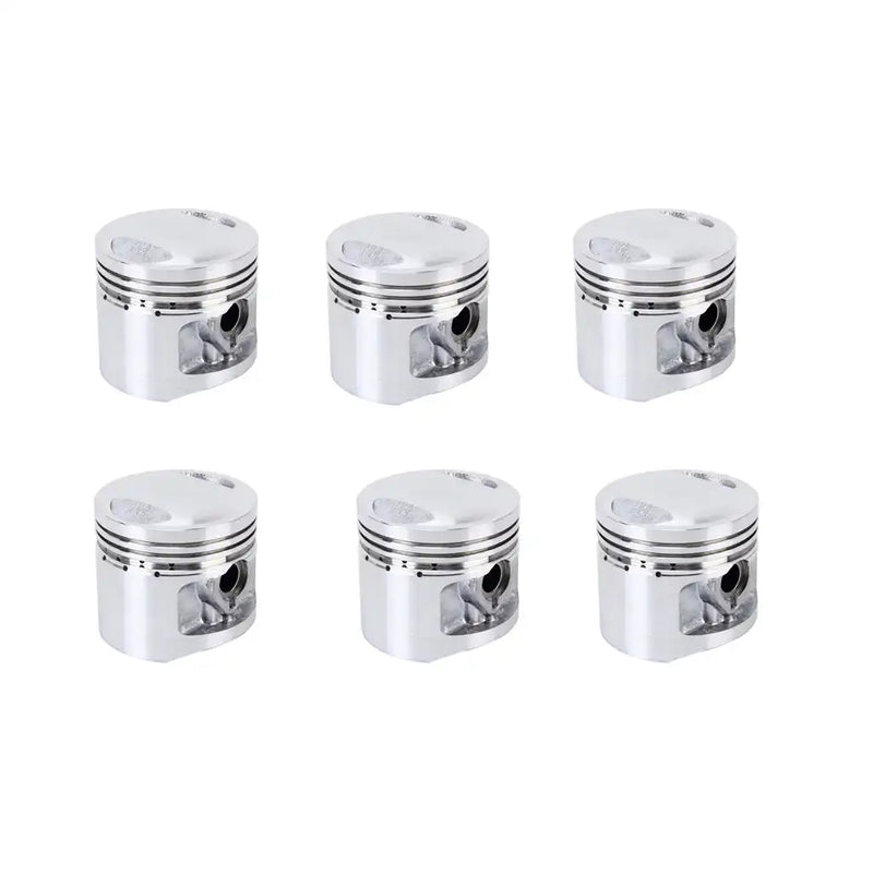 Load image into Gallery viewer, 6 pcs Piston with Pin for Kubota S2800 Engine M4950DT Tractor - Engine Parts > Crankshafts & Connecting Rod Components > Piston from MyMROmarts
